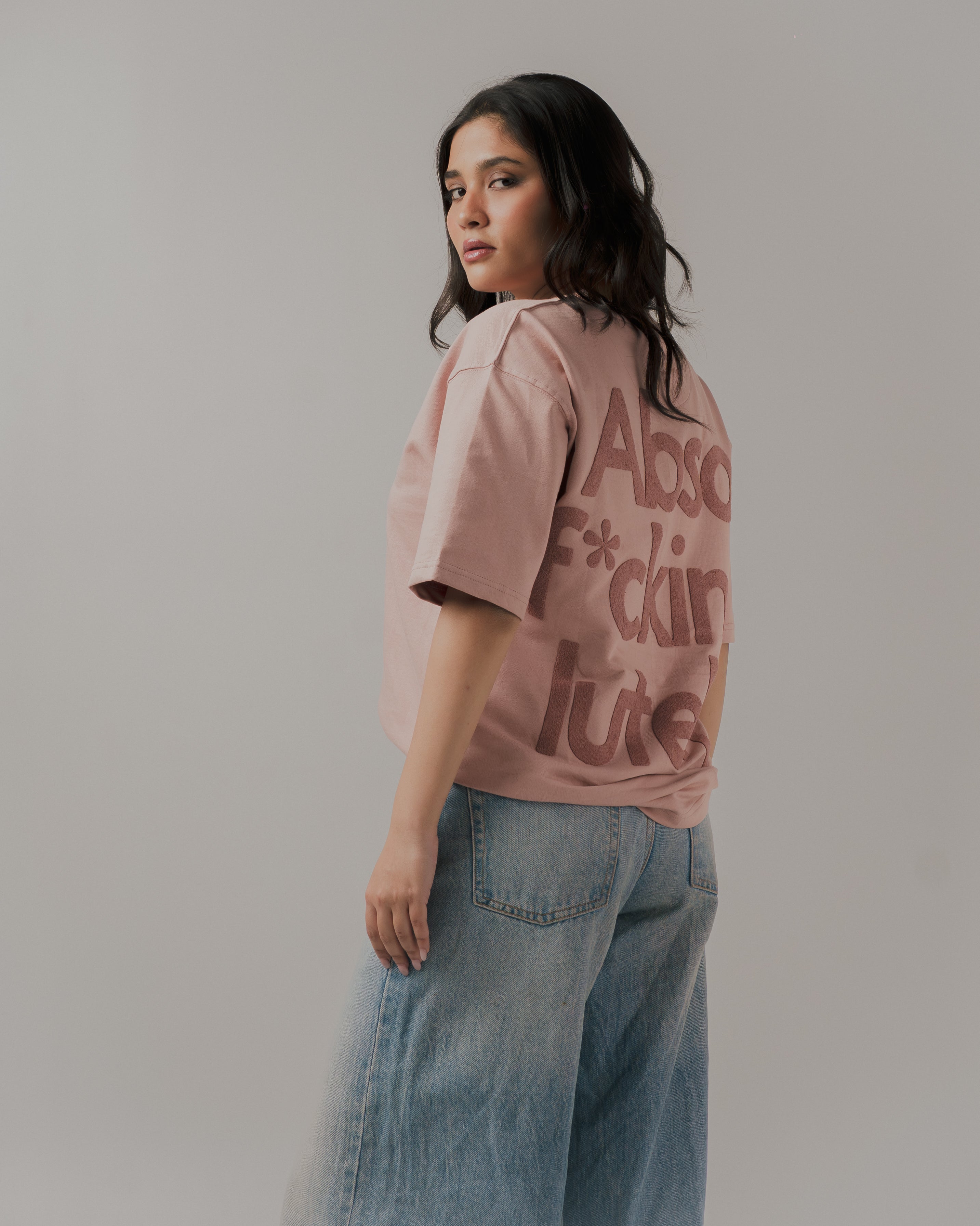 ABSOF*CKINGLUTELY PINK TSHIRT