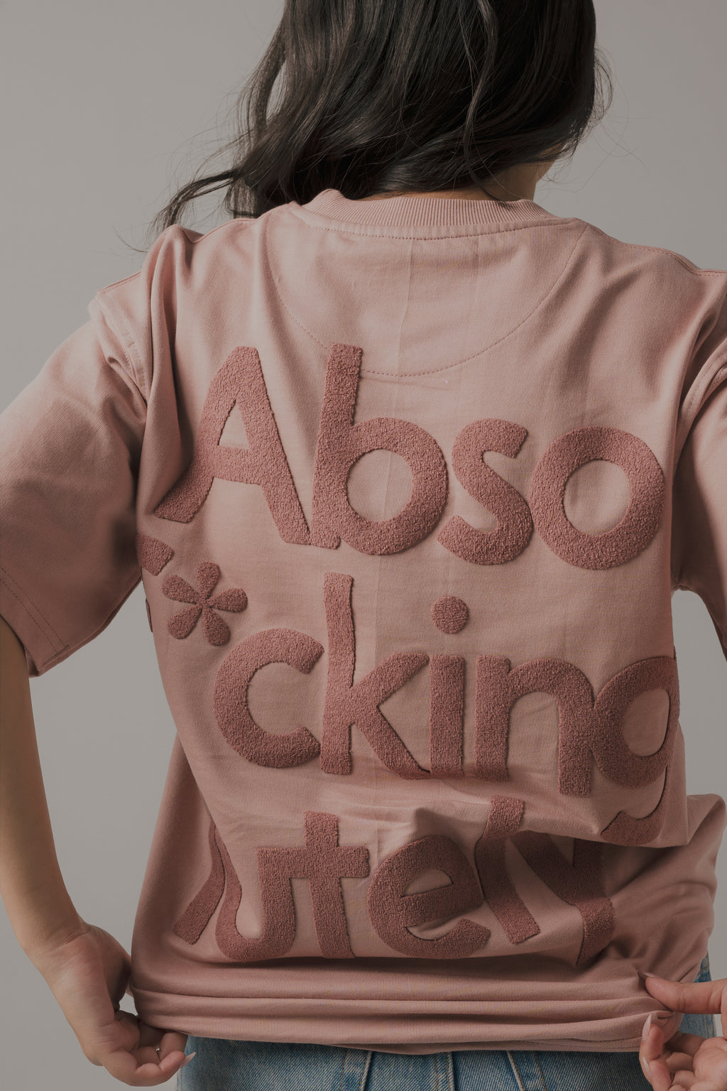 ABSOF*CKINGLUTELY PINK TSHIRT