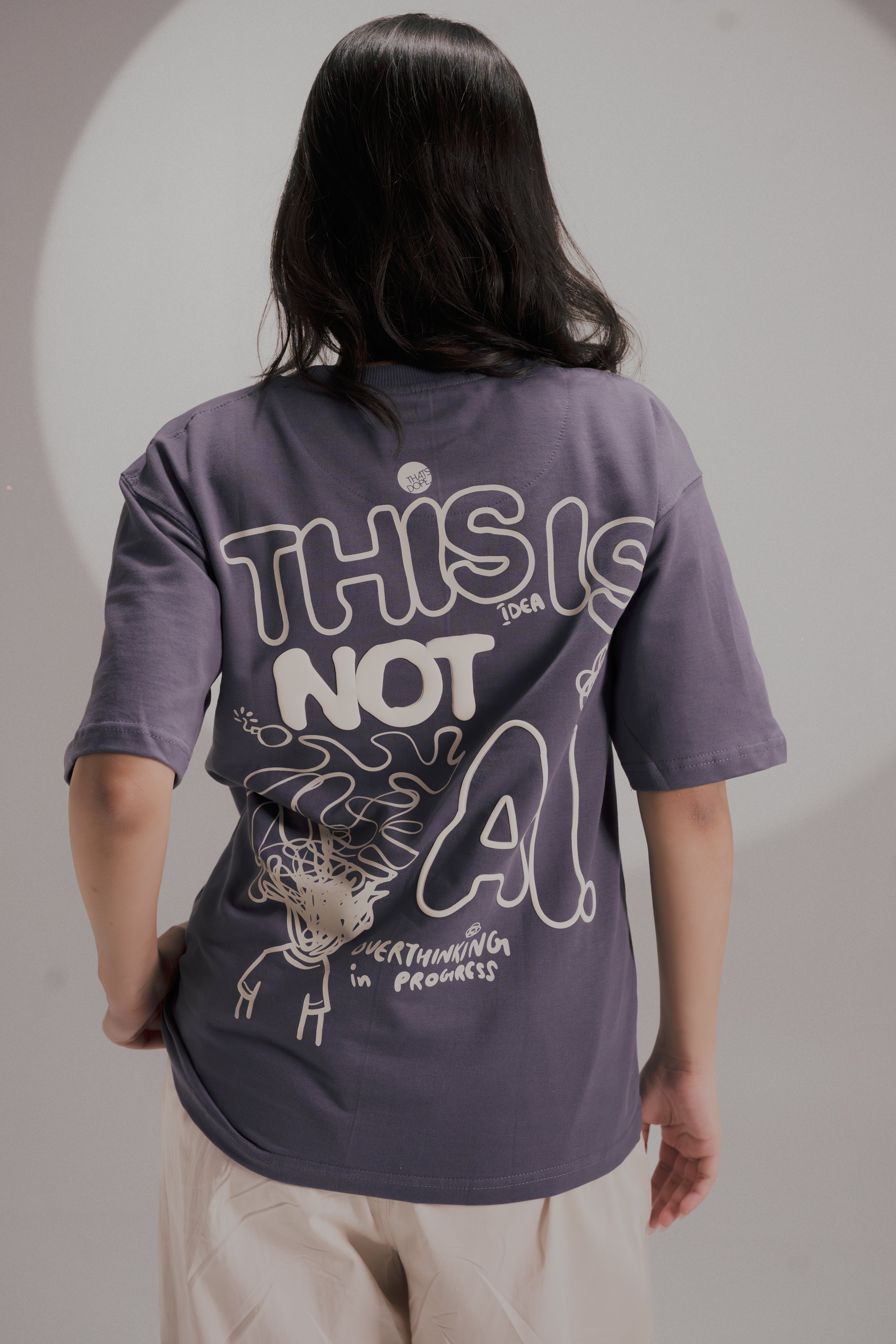 I AM HUMAN INDIGO TSHIRT