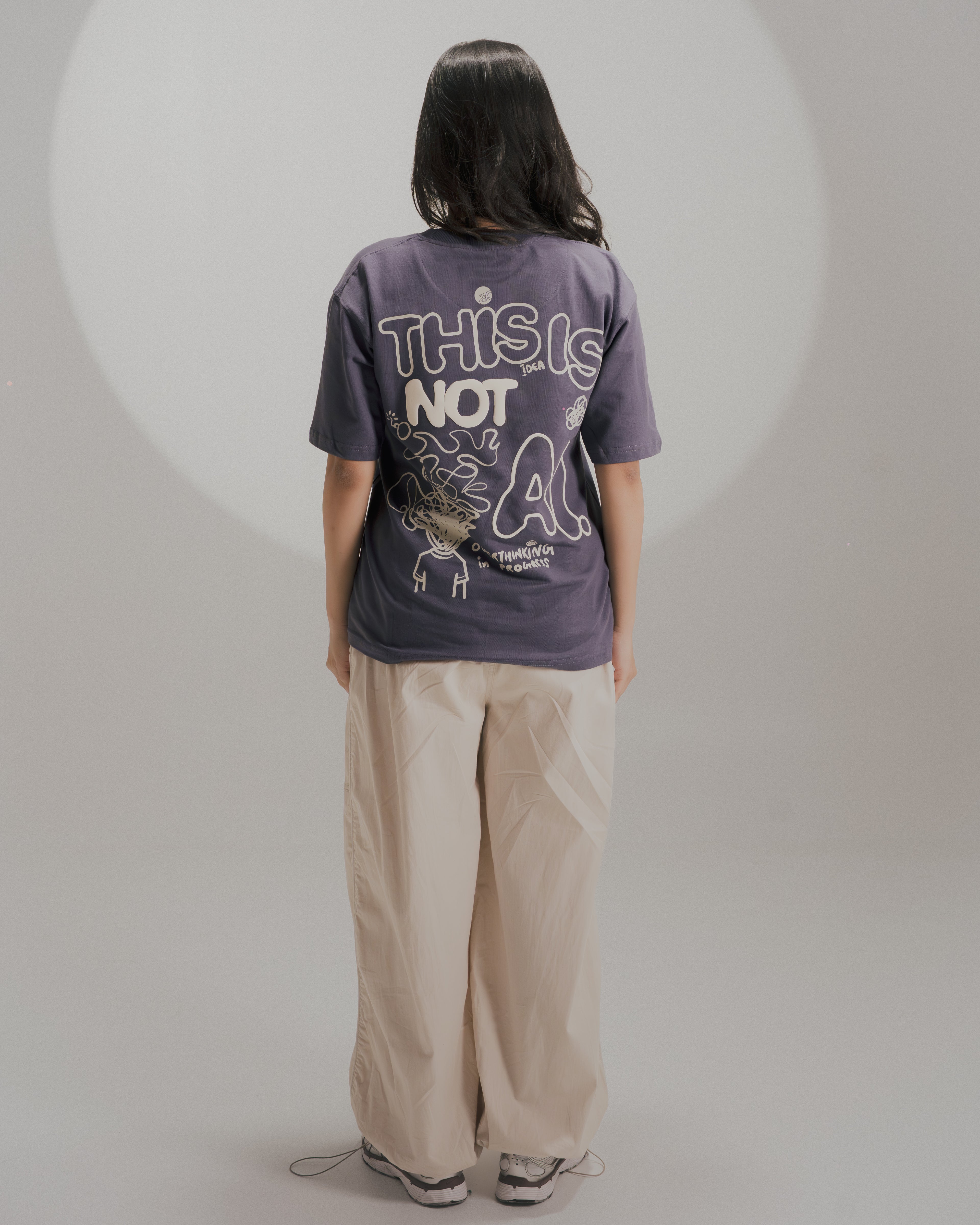 I AM HUMAN INDIGO TSHIRT